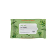 دستمال مرطوب ضدباکتری پاک کننده دست و صورت آلوئه ورا