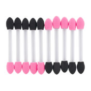 براش قلمی آرایشی دو طرفه مناسب سایه چشم 10 عددی