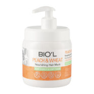 ماسک موی هلو و جوانه گندم موی خشک و فر 500 میل