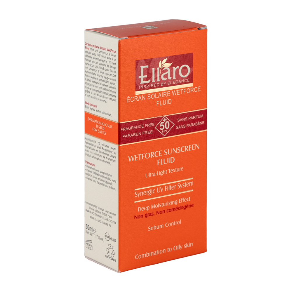 فلوئید ضد آفتاب وت فورس دارای SPF 50 حجم 50 میلی لیتر فلوئید ضد آفتاب وت فورس دارای SPF 50 حجم 50 میلی لیتر