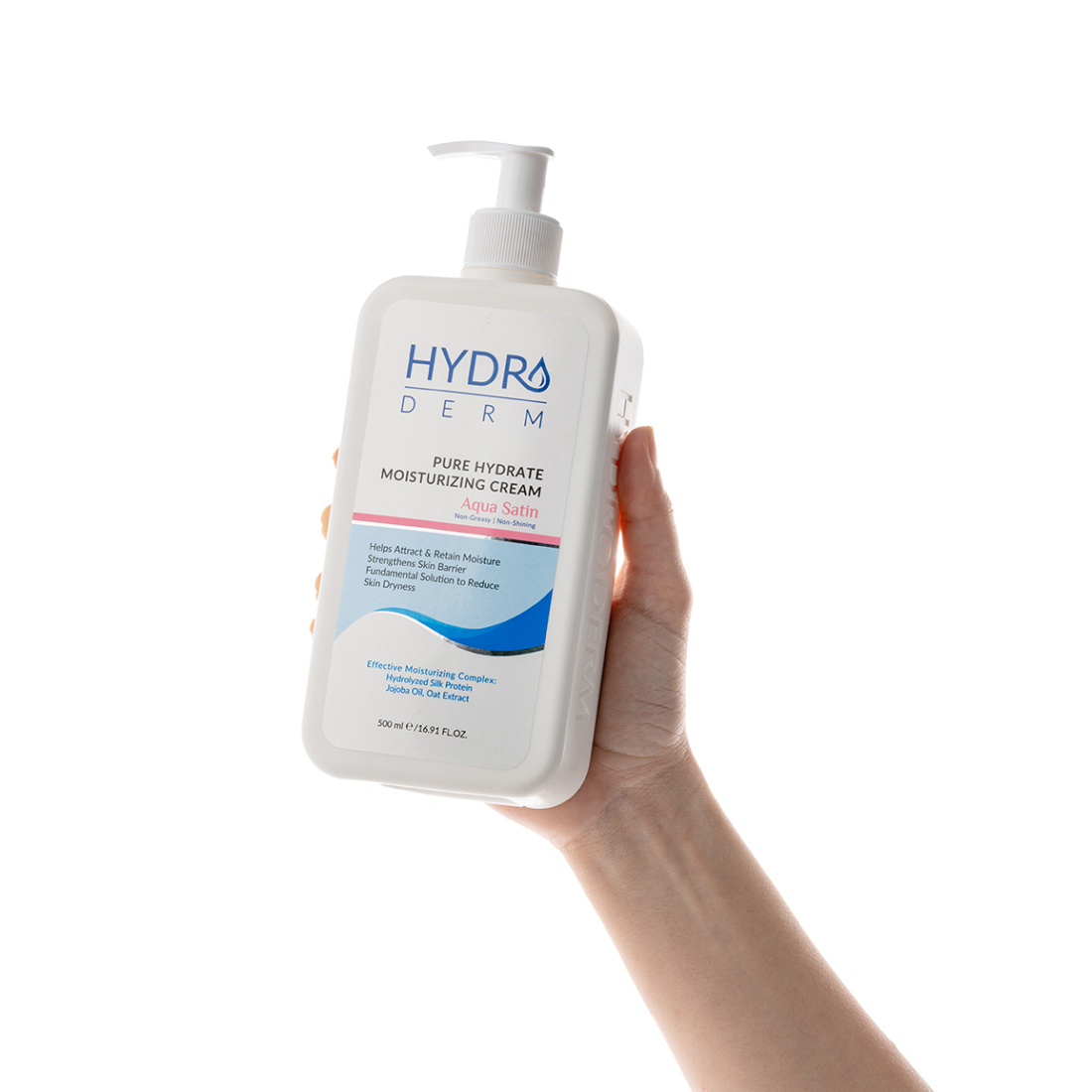 کرم مرطوب کننده و نرم کننده آکوا ساتین حجم 500میل کرم مرطوب کننده و نرم کننده آکوا ساتین حجم 500میل