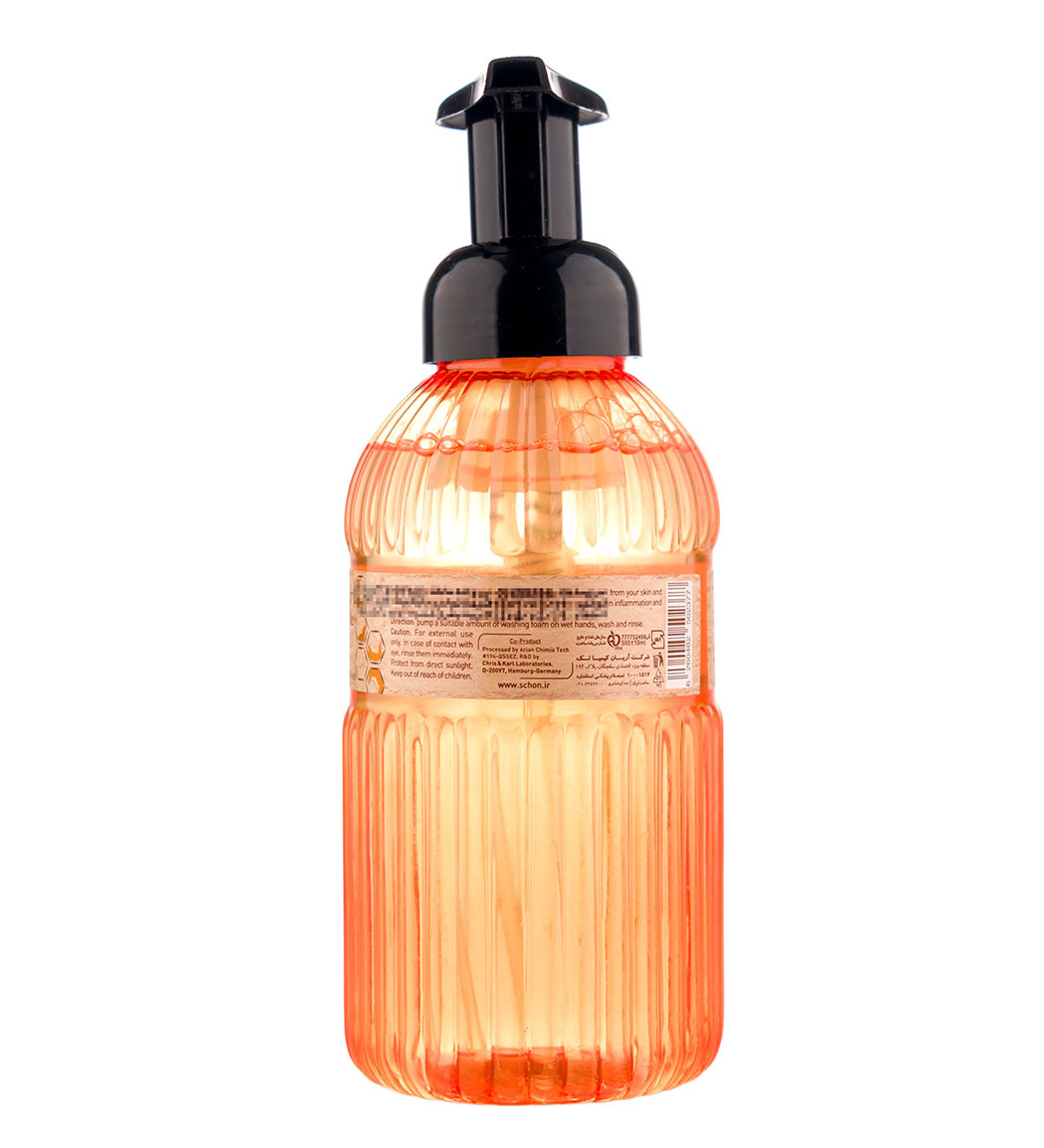 مایع دستشویی فومی با عصاره عسل 500 میلی لیتر مایع دستشویی فومی با عصاره عسل 500 میلی لیتر