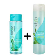 پک دوتایی شامپو مو و شامپو بدن چای سبز و نعناع 800 میلی لیتر