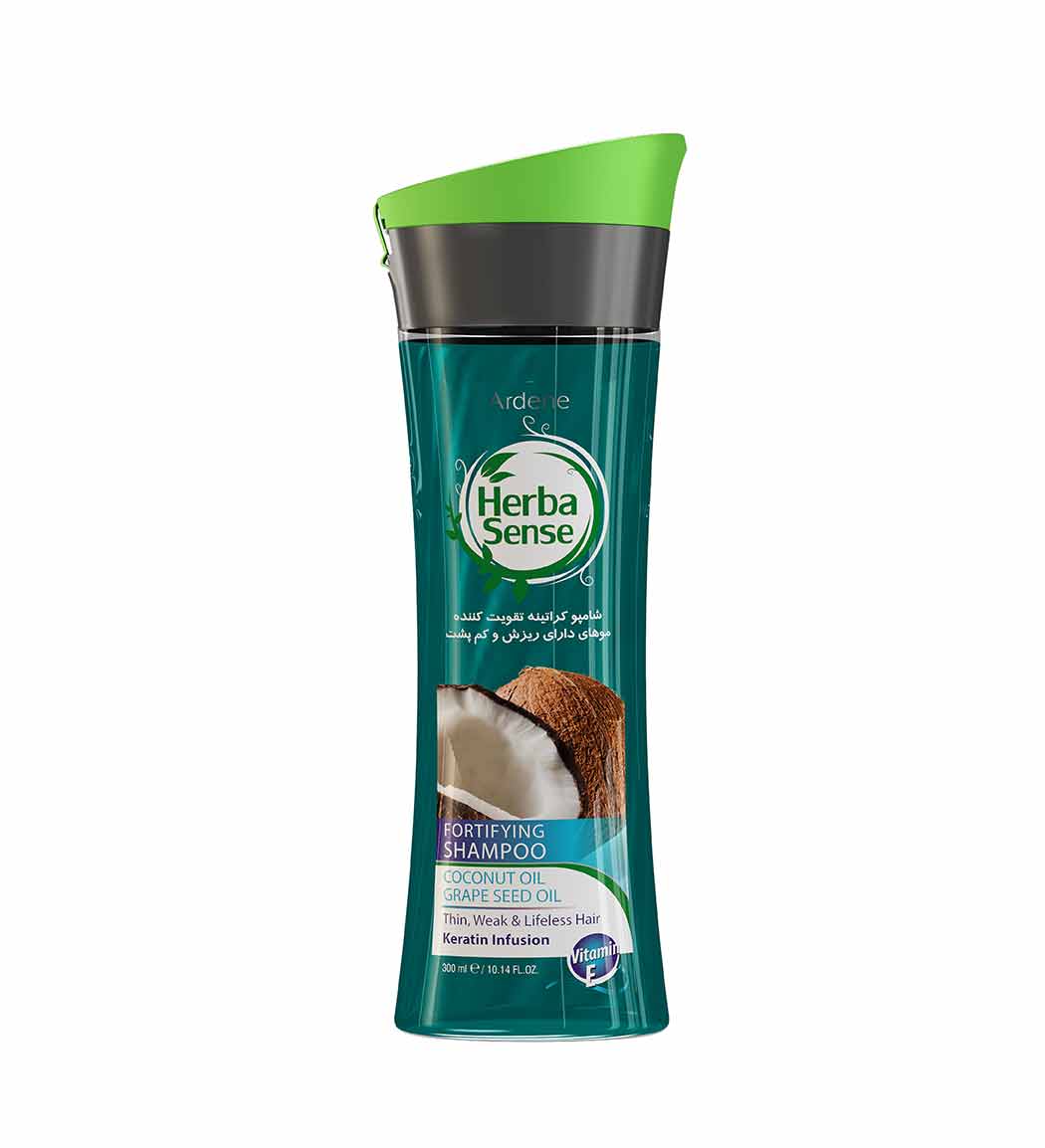 شامپو کراتینه هرباسنس عصاره روغن نارگیل و دانه انگور شامپو کراتینه هرباسنس عصاره روغن نارگیل و دانه انگور