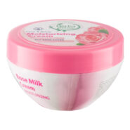 کرم مرطوب کننده صورت و بدن با رایحه رز و شیر هرباسنس 150گرم