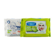 پک دستمال مرطوب لیمو و خیار دافی به همراه دستمال مرطوب و شیر پاک کن