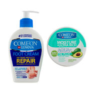 پک کرم مرطوب کننده پوست خشک 240 میل به همراه کرم ترک پا خنک کننده و آرامش بخش