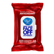 دستمال مرطوب پاک کننده آرایش مدل آنتی اکسیدان بسته 55 عددی