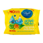 دستمال مرطوب نرم کننده و پاک کننده کودک 20 برگی