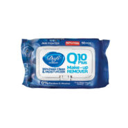 دستمال مرطوب پاک کننده آرایش ضد پیری حاوی Q10 و عصاره بلوبری 50 عددی