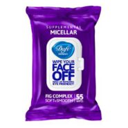 دستمال مرطوب پاک کننده آرایش مدل میسلار بسته 55 عددی