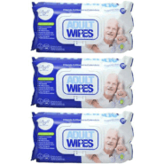دستمال مرطوب مدل Adult Wipes بسته 3 عددی