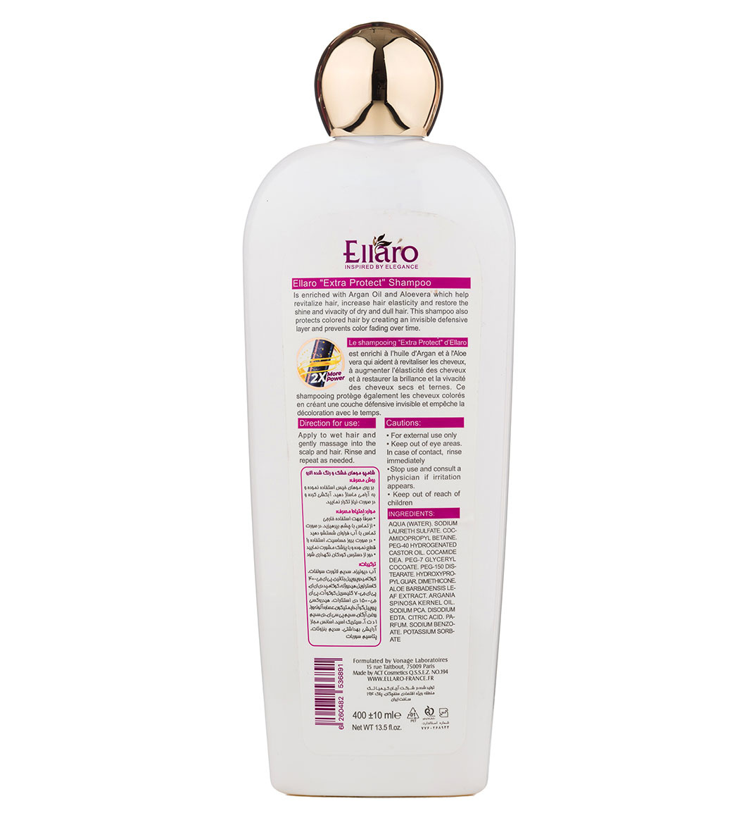 شامپو مناسب موهای خشک و رنگ شده 400میل