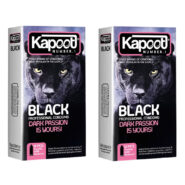 پک کاندوم 2 عددی Black ultra safe