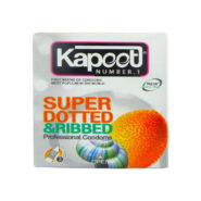 کاندوم مدل Super Dotted And Ribbed بسته 3 عددی