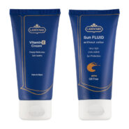 پک 2 عددی مراقبت پوست ویتامین E و ضد آفتاب فلوئید بی رنگ با SPF 50