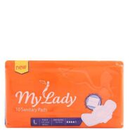 نوار بهداشتی بالدار مشبک بزرگ 10 عددی