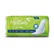 نوار بهداشتی ضخیم بالدار کتان کلاسیک سایز متوسط بسته 10عددی