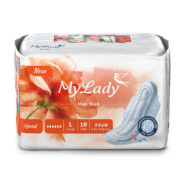 نوار بهداشتی مکسی نیمه ضخیم بالدار سایز بزرگ بسته 10عددی