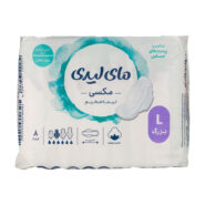 نوار بهداشتی مکسی نیمه ضخیم مناسب پوست حساس سایز بزرگ 8 عددی