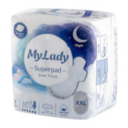 نوار بهداشتی مدل سوپر پد به نرمی ابریشم سایز خیلی خیلی بزرگ بسته 7 عددی