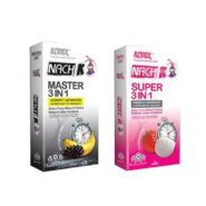 کاندوم مدل تاخیری و خاردار 3IN1 مجموعه 2 عددی