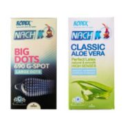 کاندوم مدل Big Dots بسته 12 عددی به همراه کاندوم مدل Classic Aloe Vera بسته 12 عددی