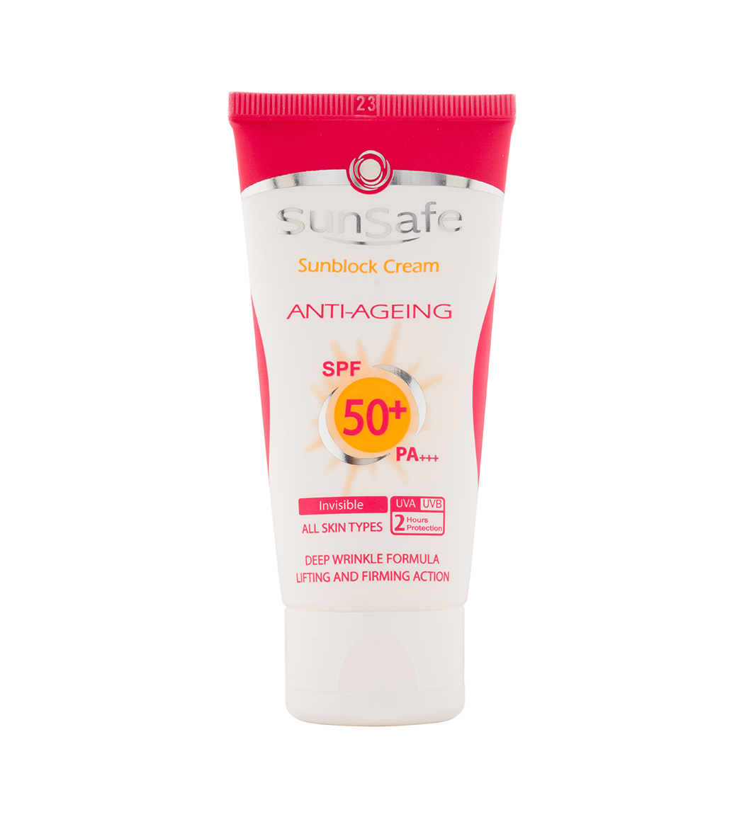 کرم ضد آفتاب و ضد چروک فاقد رنگ spf50 کرم ضد آفتاب و ضد چروک فاقد رنگ spf50