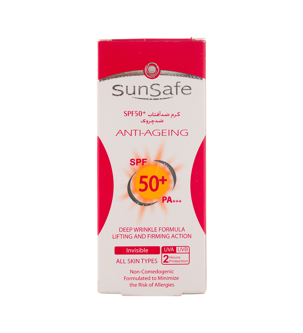 کرم ضد آفتاب و ضد چروک فاقد رنگ spf50 کرم ضد آفتاب و ضد چروک فاقد رنگ spf50
