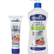 پک کرم ژل آبرسان مدل انجیر حجم 600 میلی لیتر به همراه کرم ژل آبرسان حجم 75 میلی لیتر