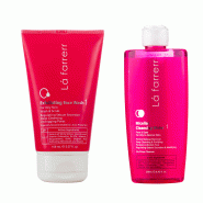 پک ژل شستشوی صورت لایه بردار پوست چرب و مستعد آکنه و محلول آرایش پاک کن پوست نرمال و چرب