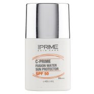 فلوئید ضد آفتاب حاوی ویتامین c و spf50 فیوژن واتر مناسب انواع پوست حجم 40 میل