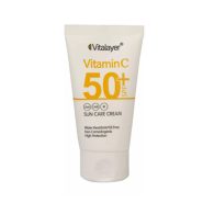 کرم ضد آفتاب بی رنگ Spf50 حاوی ویتامین سی حجم 40میل