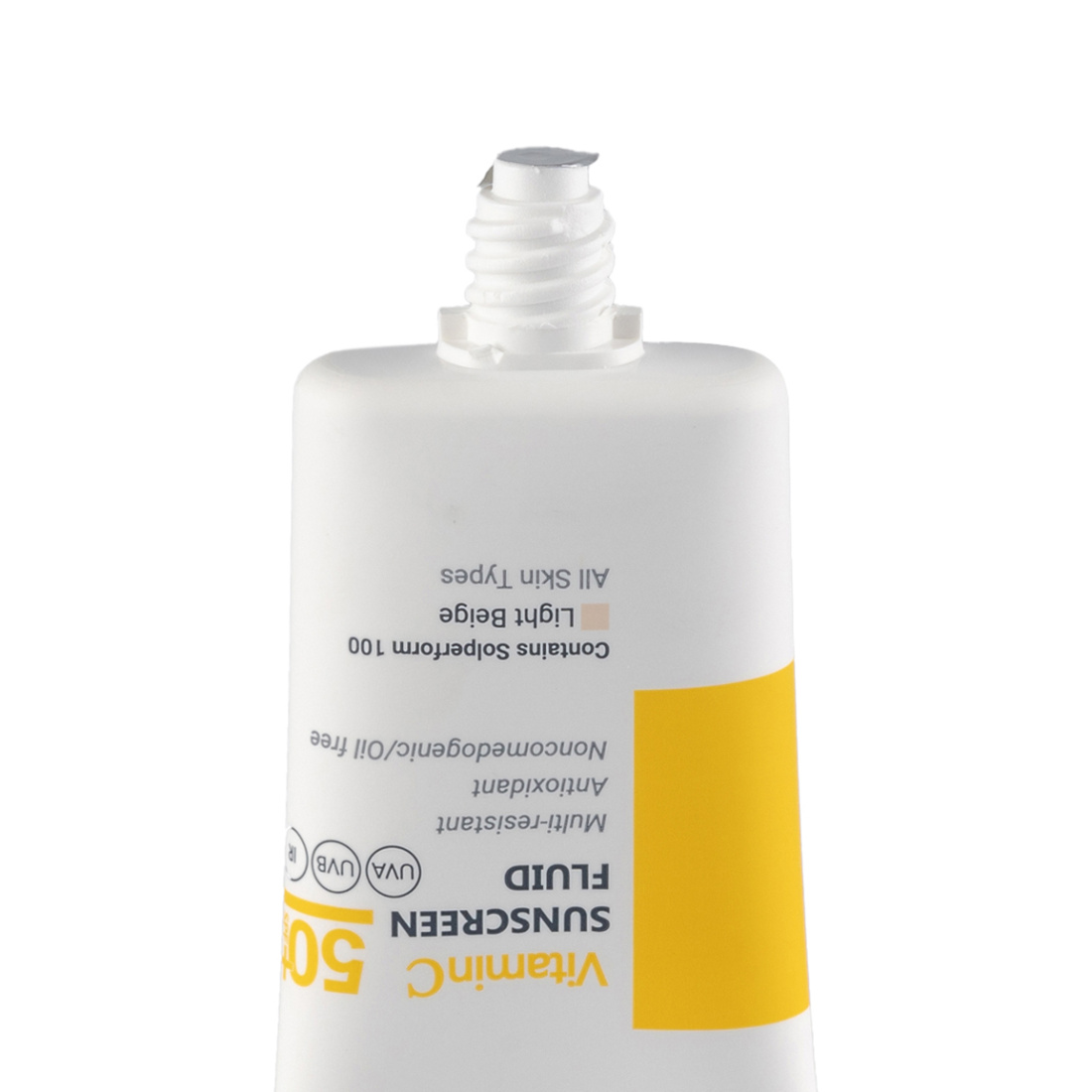 فلوئید ضد آفتاب رنگی مدل Vitamin C حجم 50 میل فلوئید ضد آفتاب رنگی مدل Vitamin C حجم 50 میل